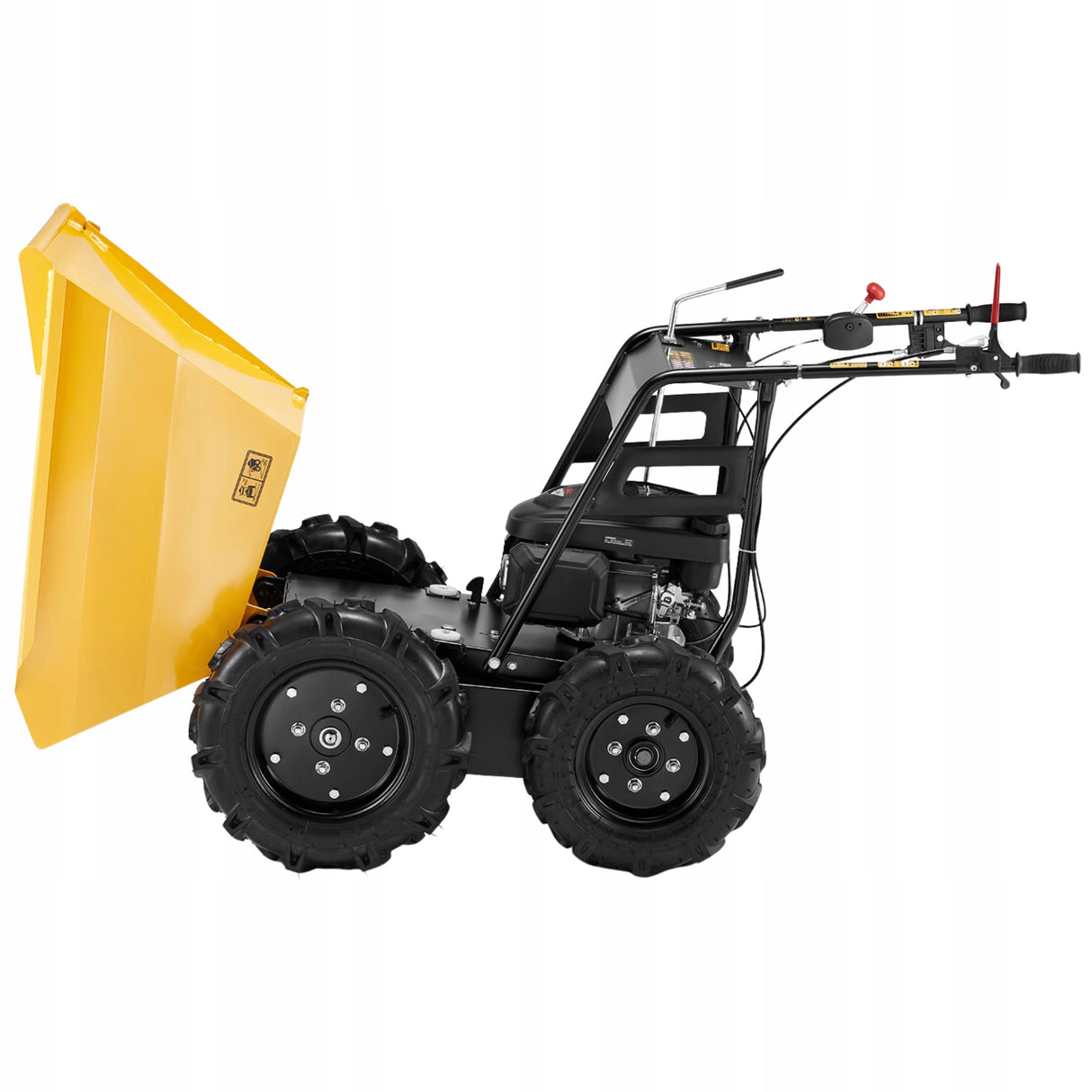 Wózek Transportowy Spalinowy Taczka Spalinowa z Napędem 4x4 4,5 KM Wozidło