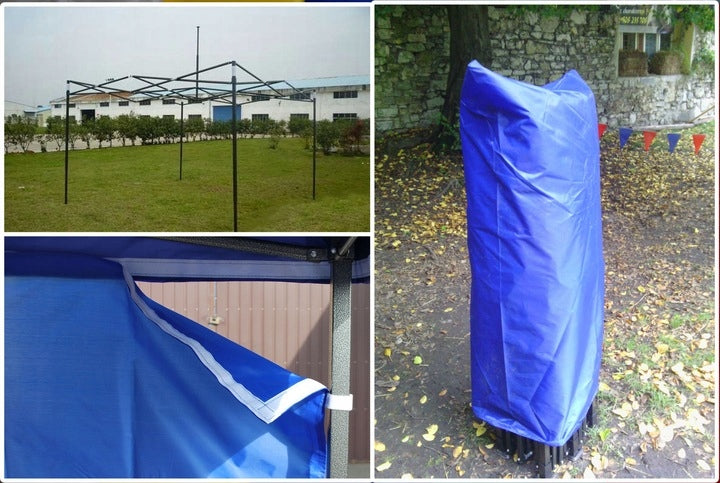 MOCNY NAMIOT OGRODOWY PAWILON HANDLOWY SKŁADANY AUTOMATYCZNIE | 27kg 3x3 m