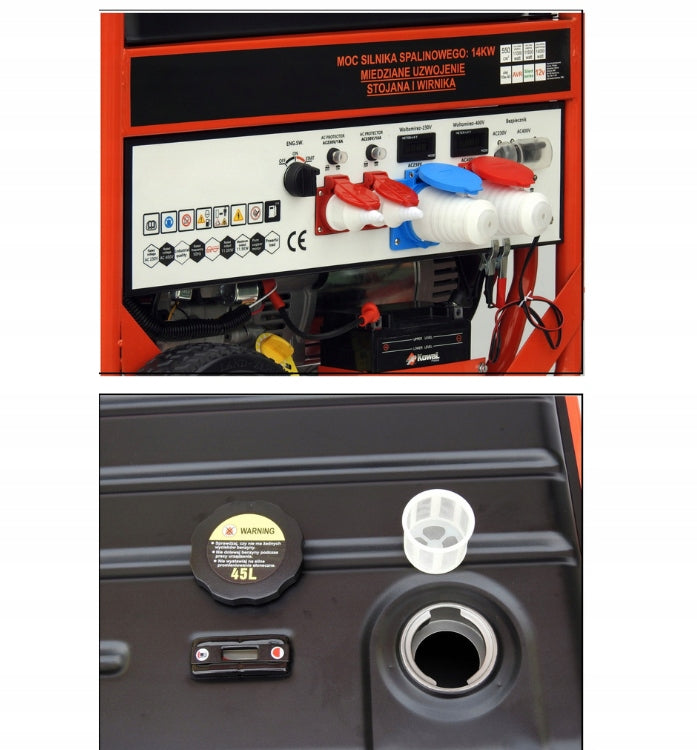 Agregat Generator Prądu Benzyna 11,5kW Elektryczny 400V Prezent