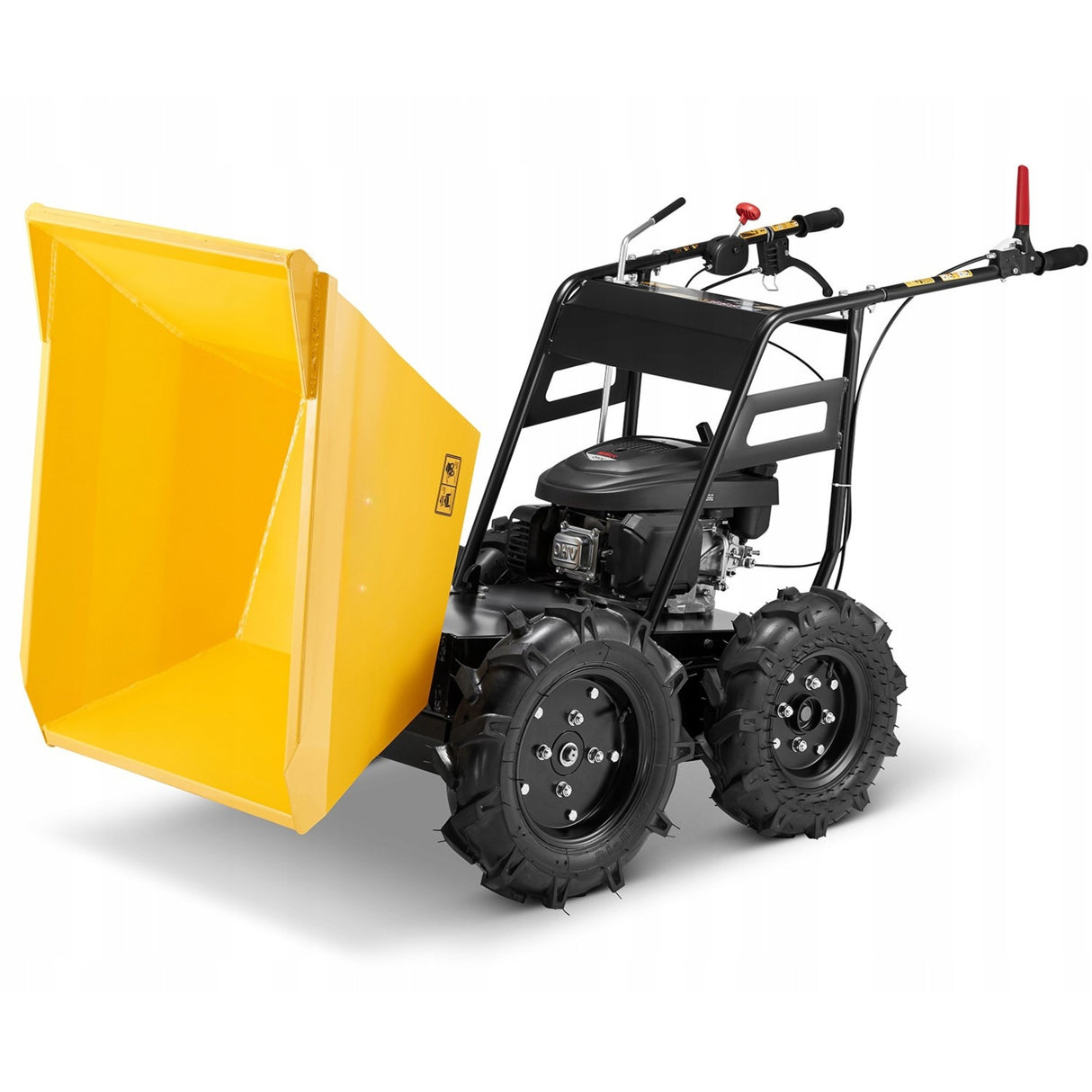Wózek Transportowy Spalinowy Taczka Spalinowa z Napędem 4x4 4,5 KM Wozidło