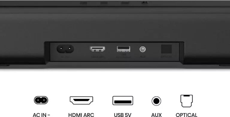 Soundbar Hisense HS1000 2.0 - Czysty dźwięk Bluetooth Slim Czarny 120W