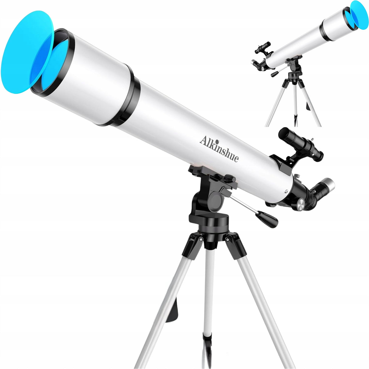 Teleskop Astronomiczny Alkinshue 70mm 600mm Statyw Plecak Adapter Telefon