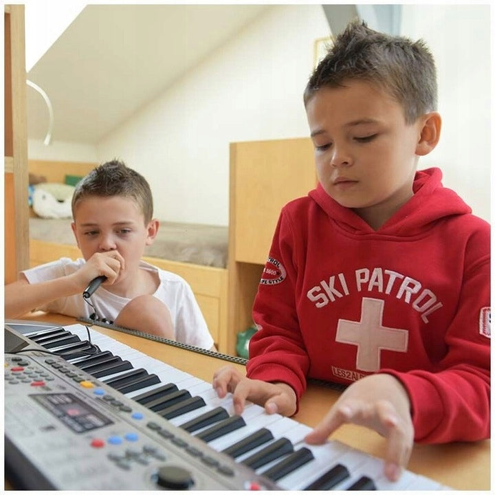 KEYBOARD Prezent Dla Dzieci Organy Pianino Klawisze + Mikrofon + RADIO!