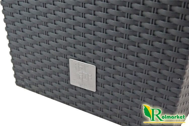 DONICZKA DONICA OSŁONKA Z WKŁADEM RATO Antracytowa plastikowa 62cm + wkład