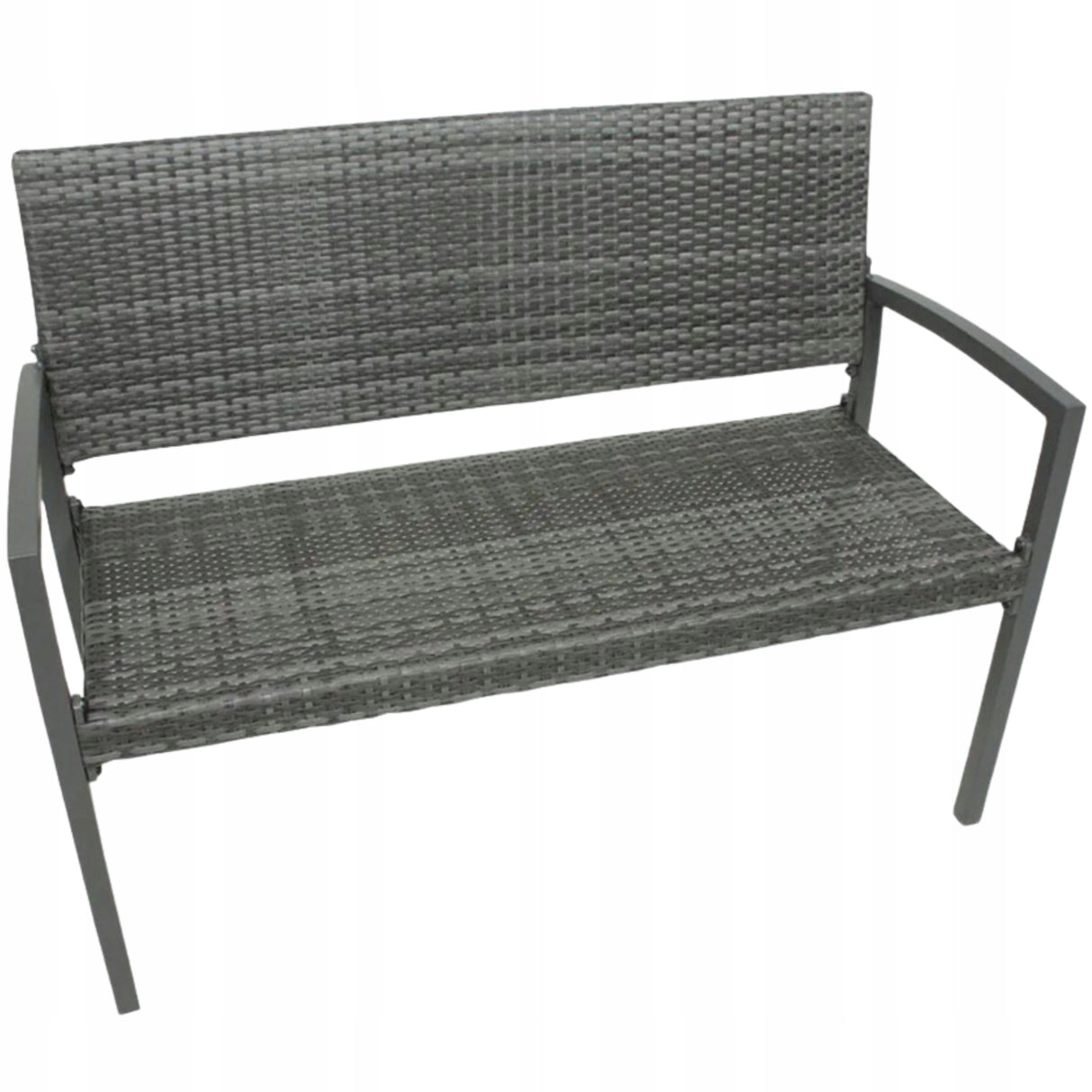 Ławka Ogrodowa Parkowa Sanremo 970208 Rama Aluminiowa 116x60x87cm do Ogrodu
