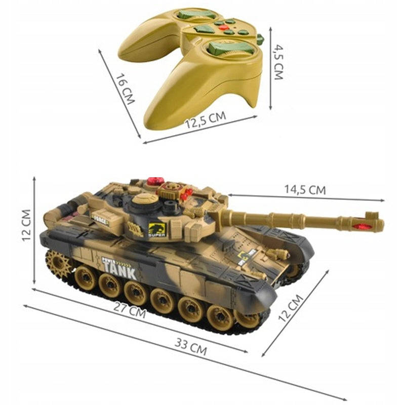 ZESTAW 2x Czołg Zdalnie Sterowany Na Prezent Świąteczny + STRZAŁY + PILOT