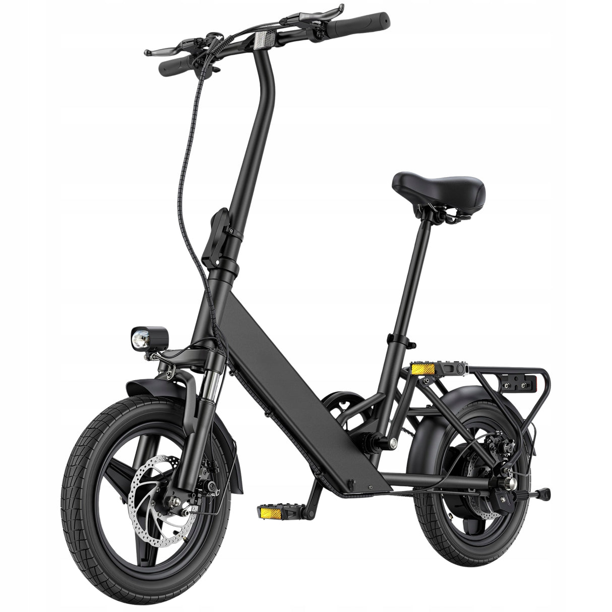 Rower Elektryczny Miejski dla Dorosłych Czarny 14" Cali 250W 10,.4 Ah