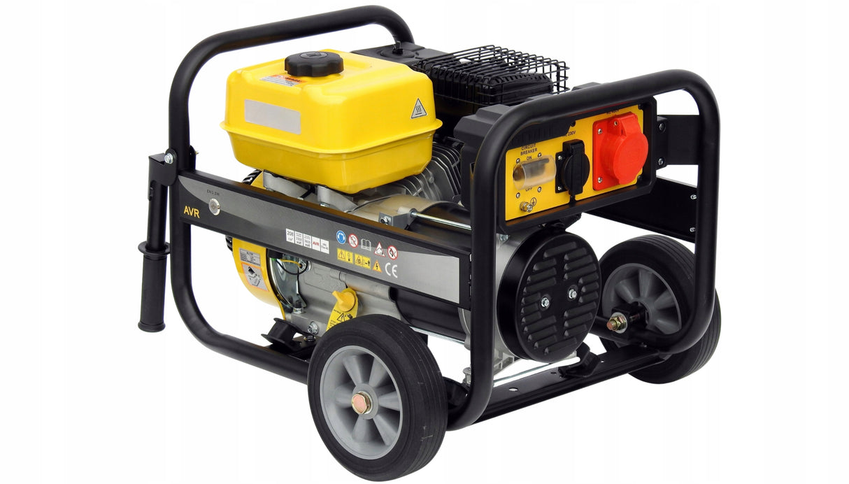 Agregat Generator Prądu Trójfazowy Benzynowy 3600W AVR Dual Power Prezent