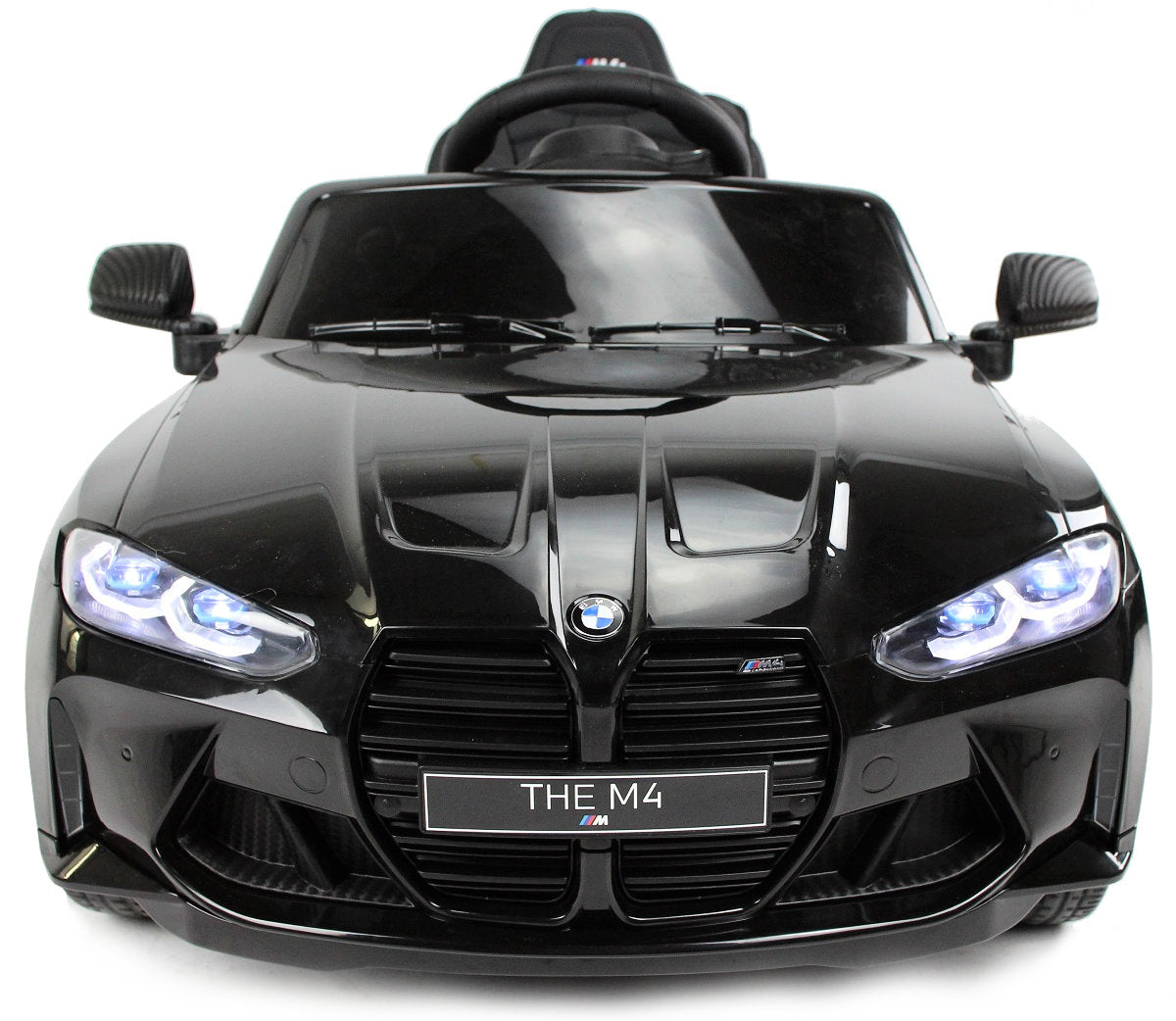 BMW M4 Autko na Akumulator Skóra Czarne 12V 10Ah Dwa Najmocniejsze Silniki