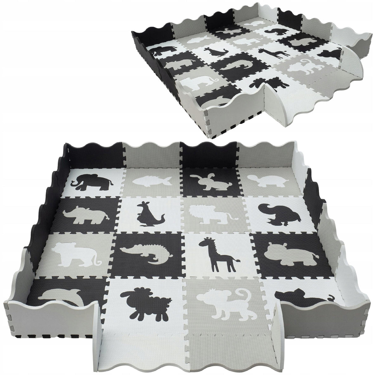Mata Piankowa Puzzle Edukacyjne dla Dzieci Mata Podłogowa Gruba Duża 36szt