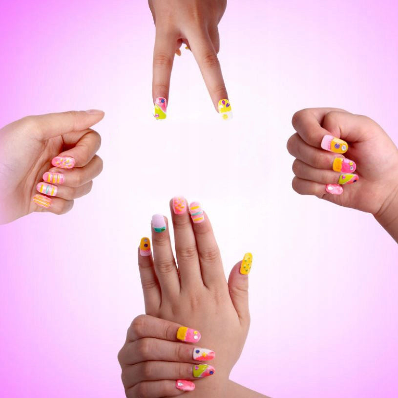 Zestaw Do MANICURE Malowania Paznocki Dla Dzieci