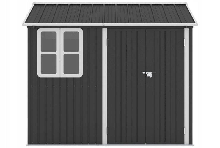 Domek Ogrodowy Schowek na Narzędzia 253x175cm Stal Ocynkowana Blacha