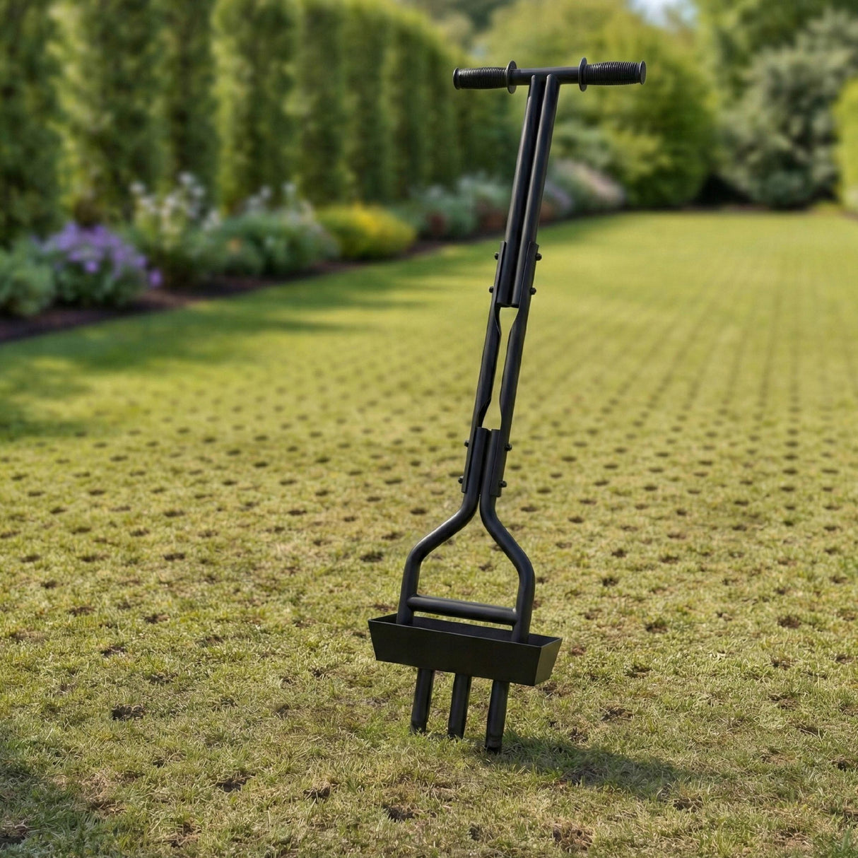 Aerator Ręczny Rurkowy Aerator Napowietrzania Trawnika Trawy Nożny Kolce