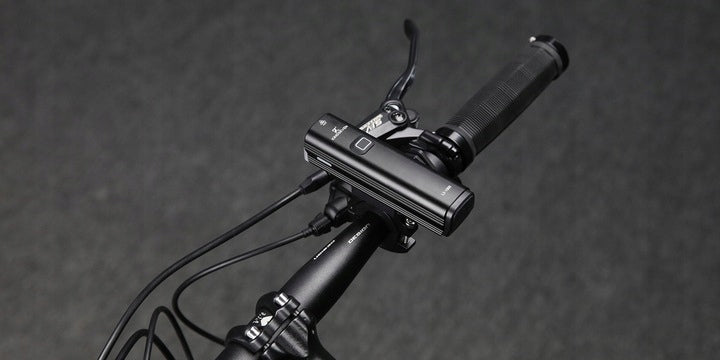 Mocna Lampka ROWEROWA Światło LED przód + tył 1000lm latarka 4800mAh ROWER