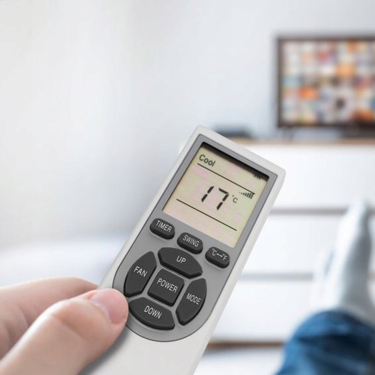 Klimatyzator Przenośny Mobilny na Upały Chłodzący Biały 2640 W do 30m2