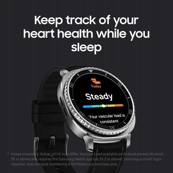 Zegarek Smartwatch Samsung Watch 8 Classic 46 mm L505 LTE Czarny 64 GB