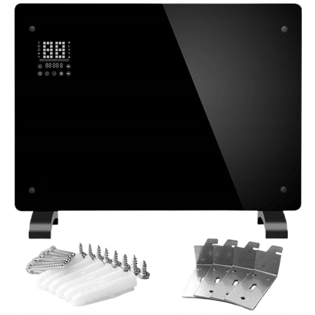 Grzejnik Konwektorowy Elektryczny Wyświetlacz LCD z Termostatem Timer 1500W