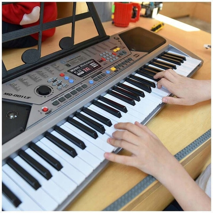 KEYBOARD Prezent Dla Dzieci Organy Pianino Klawisze + Mikrofon + RADIO!