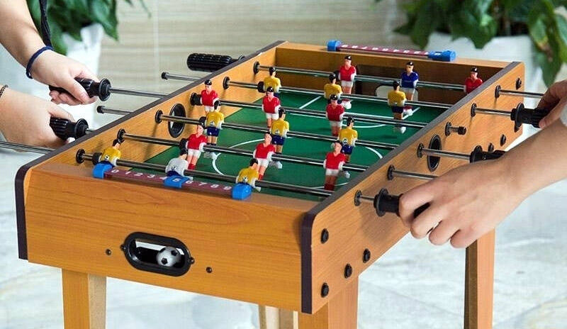 Piłkarzyki Stołowe Gra Zręcznościowa Stołowa Piłka Nożna Stół Drewniana