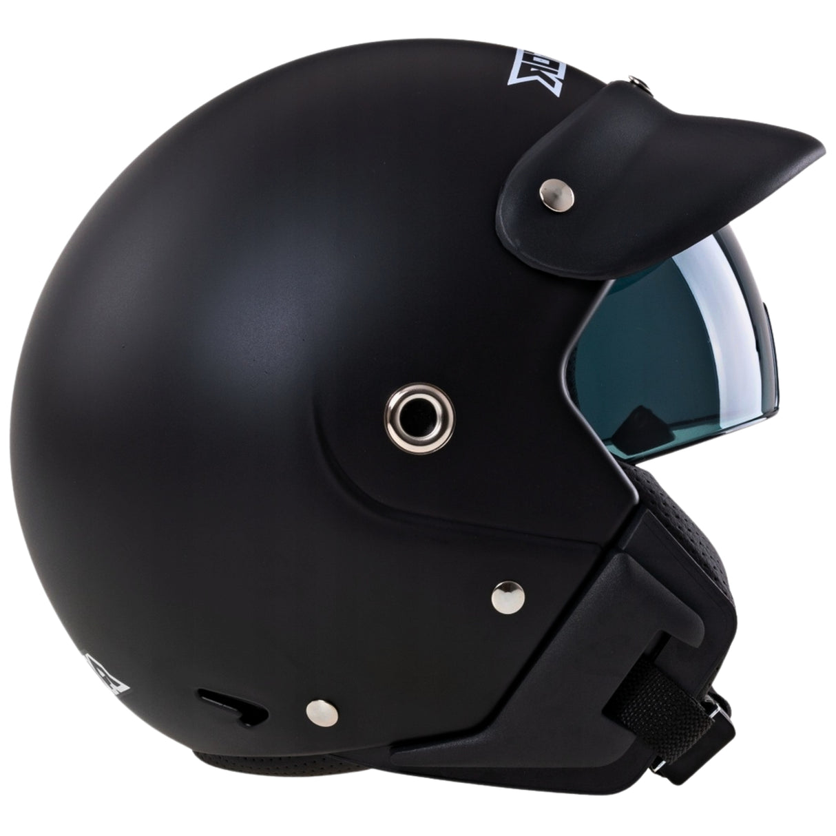 Kask Motocyklowy Młodzieżowy Otwarty Aviator ST XL Czarny Mat