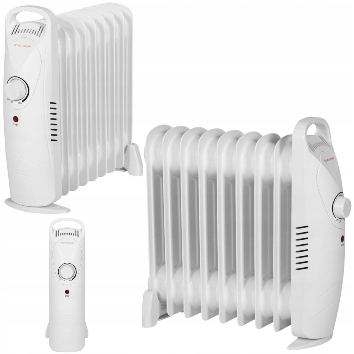 Grzejnik Elektryczny Energooszczędny Termostat Ekonomiczny 800 W Olejowy