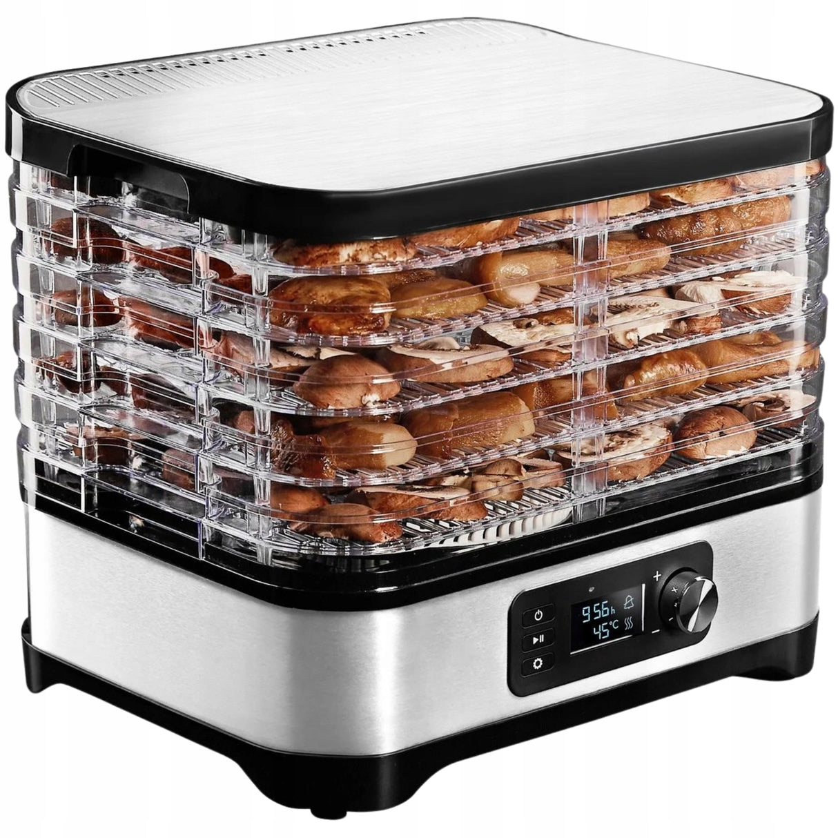 Suszarka do Grzybów Owoców Warzyw z 5 Sitami Wydajna Spożywcza 450 W