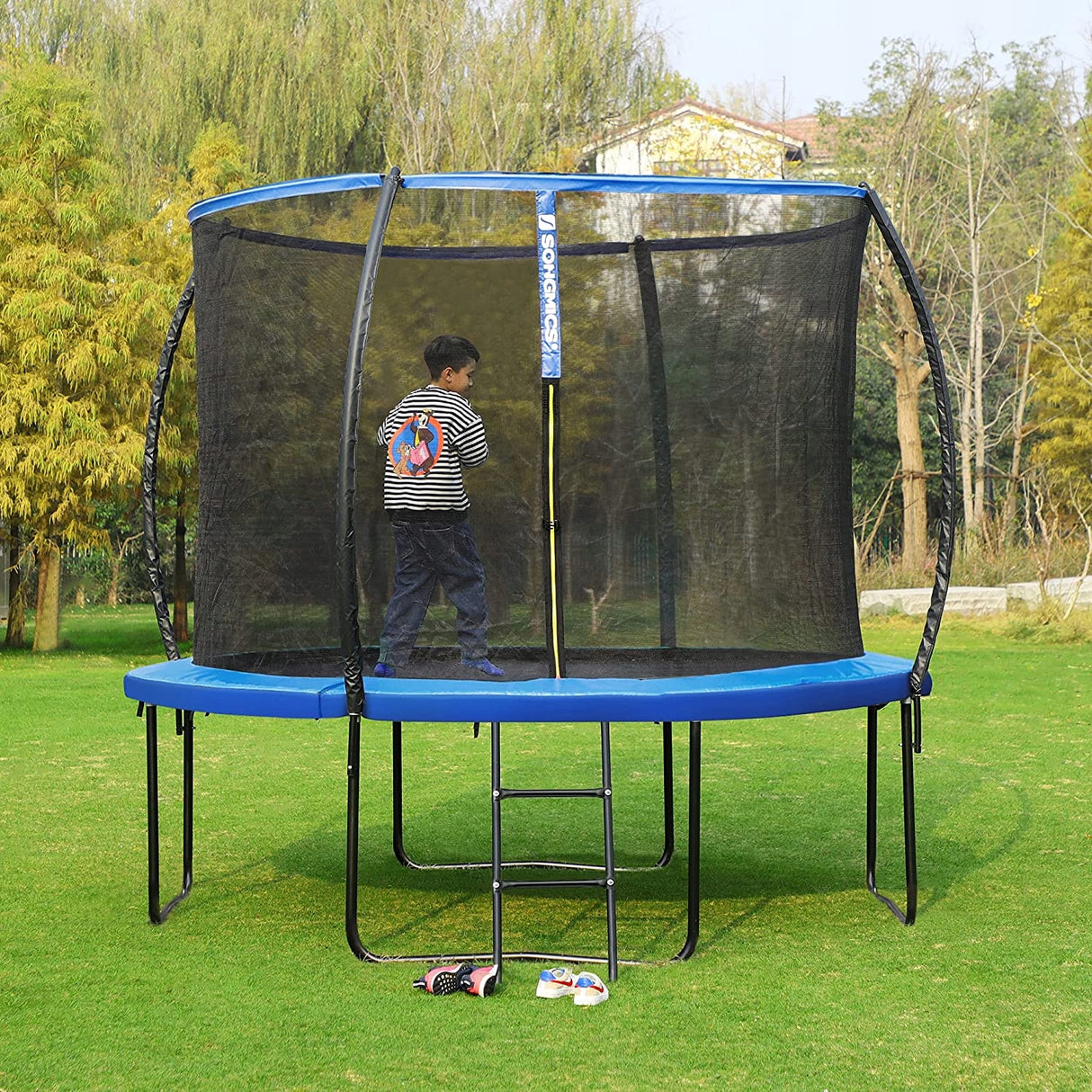 Osłona Na Sprężyny Do Trampoliny Osłona Krawędzi Trampoliny 305cm Niebieska