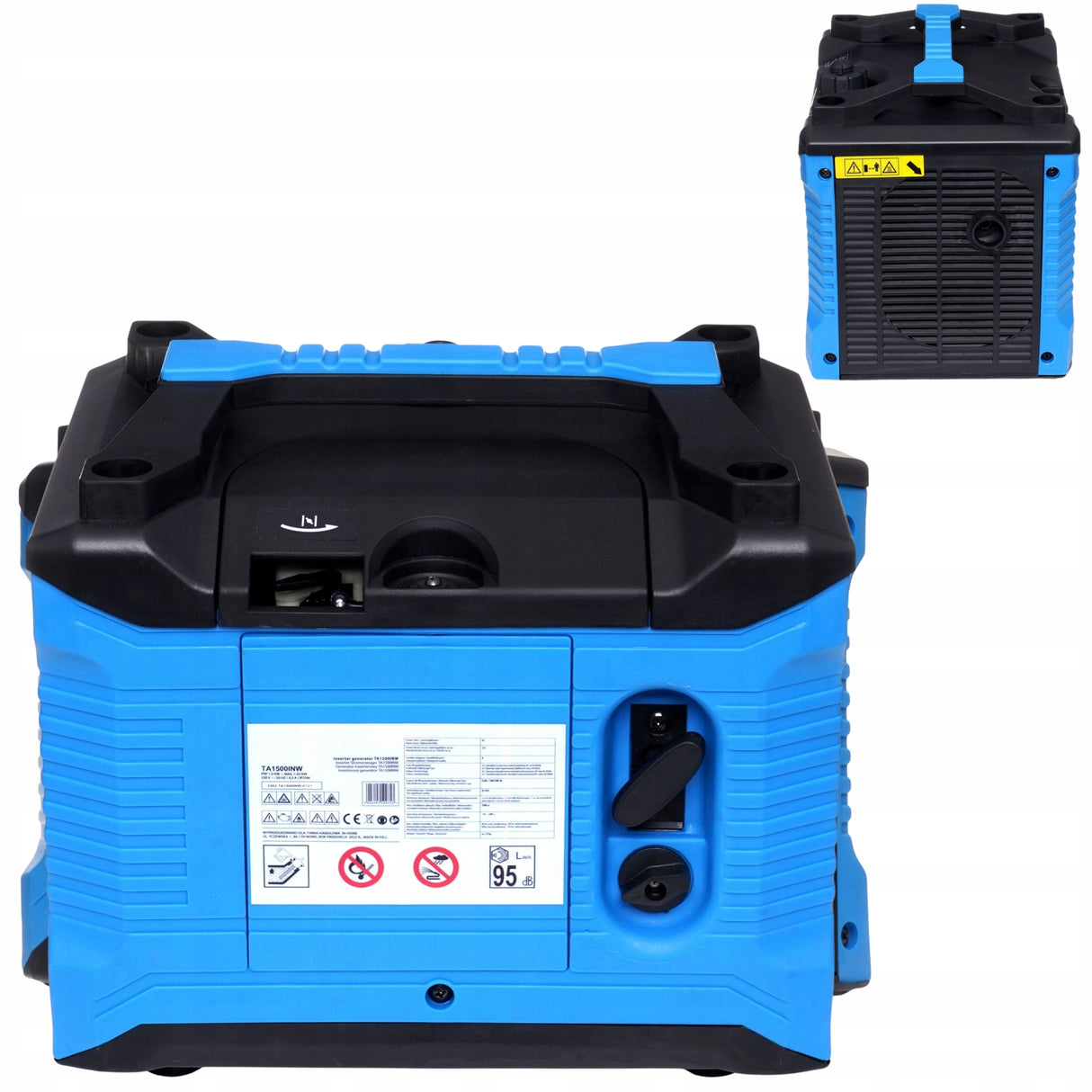Generator Prądu Agregat Inwertorowy Prądnica 1200W 230V Olej Gratis