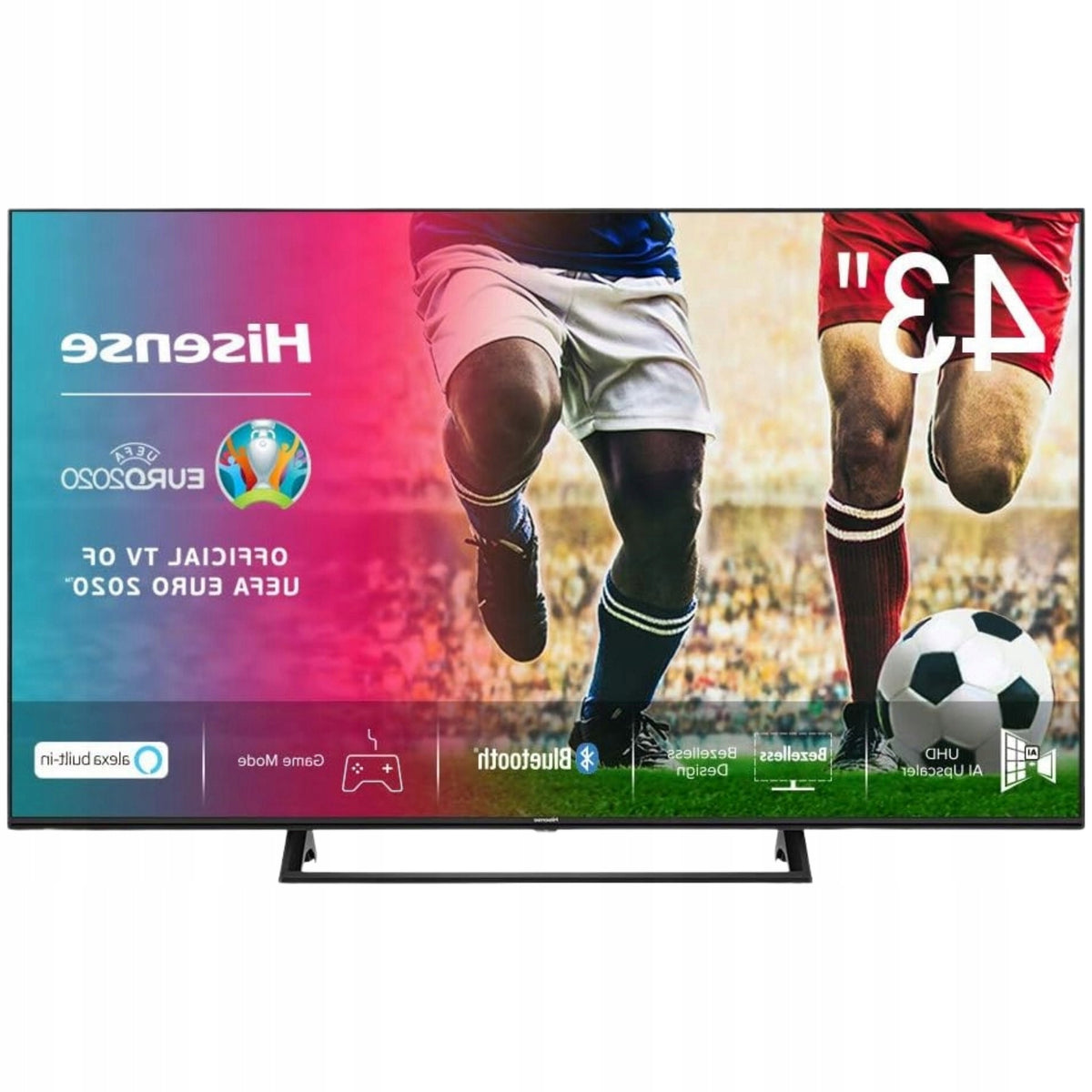 Telewizor TV LED 4K Hisense 43" Cali 43AE7200F SMART TV Czarny 3840x2160 px