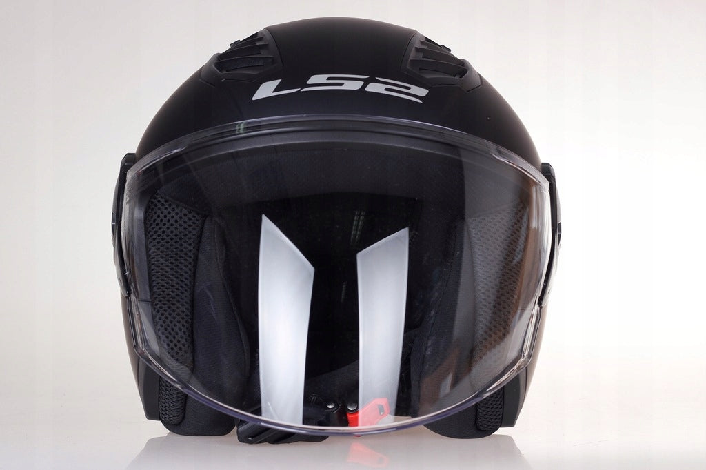 Kask Motocyklowy Otwarty LS2 AIRFLOW II Kask Solid Black Mat M