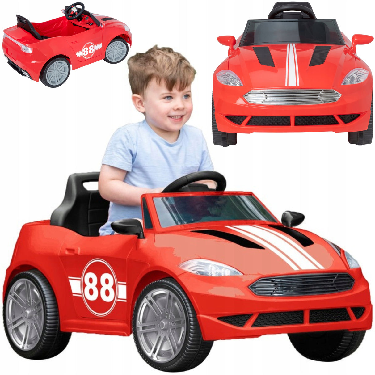 Samochód Auto Elektryczny Kabriolet Autko na Akumulator Kabriolet LED