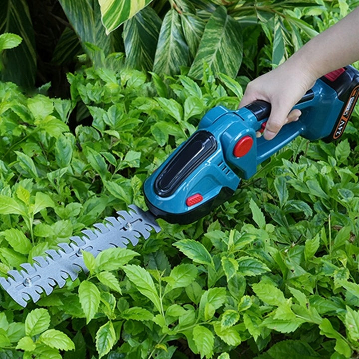 Nożyce Akumulatorowe do Żywopłotu Trawy Krzewów Mocne 2w1 24V+1 X AKU
