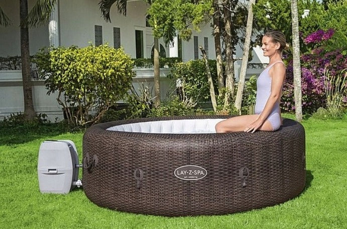 Basen z Hydromasażem 5-7-osobowy Nadmuchiwany Okrągły 1190l 216 x 71 cm