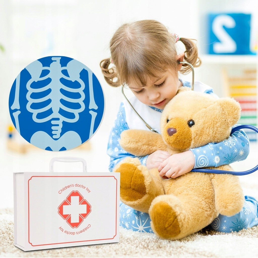 Zestaw Lekarski Małego Doktora Lekarza Mały Lekarz Doktor Zabawka Stetoskop