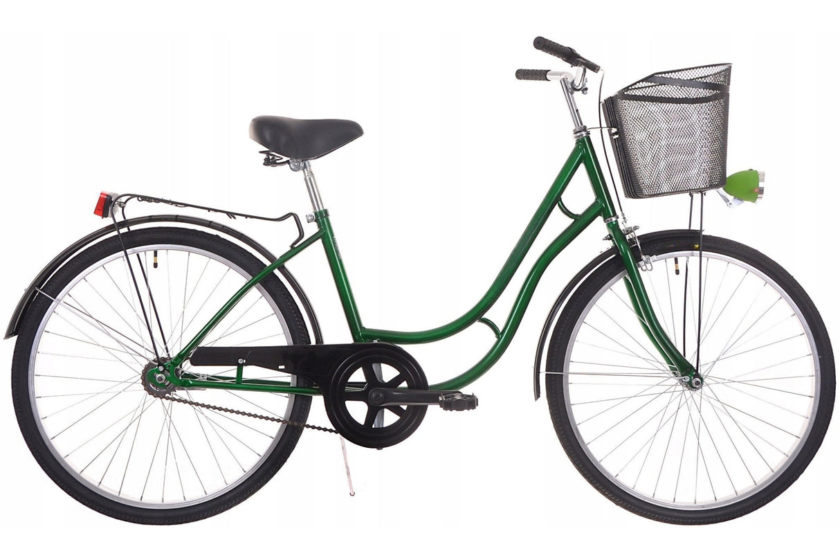 Rower Damski Męski Damka Miejski Retro + Kosz GRATIS Koło 26" Cali WARIANTY
