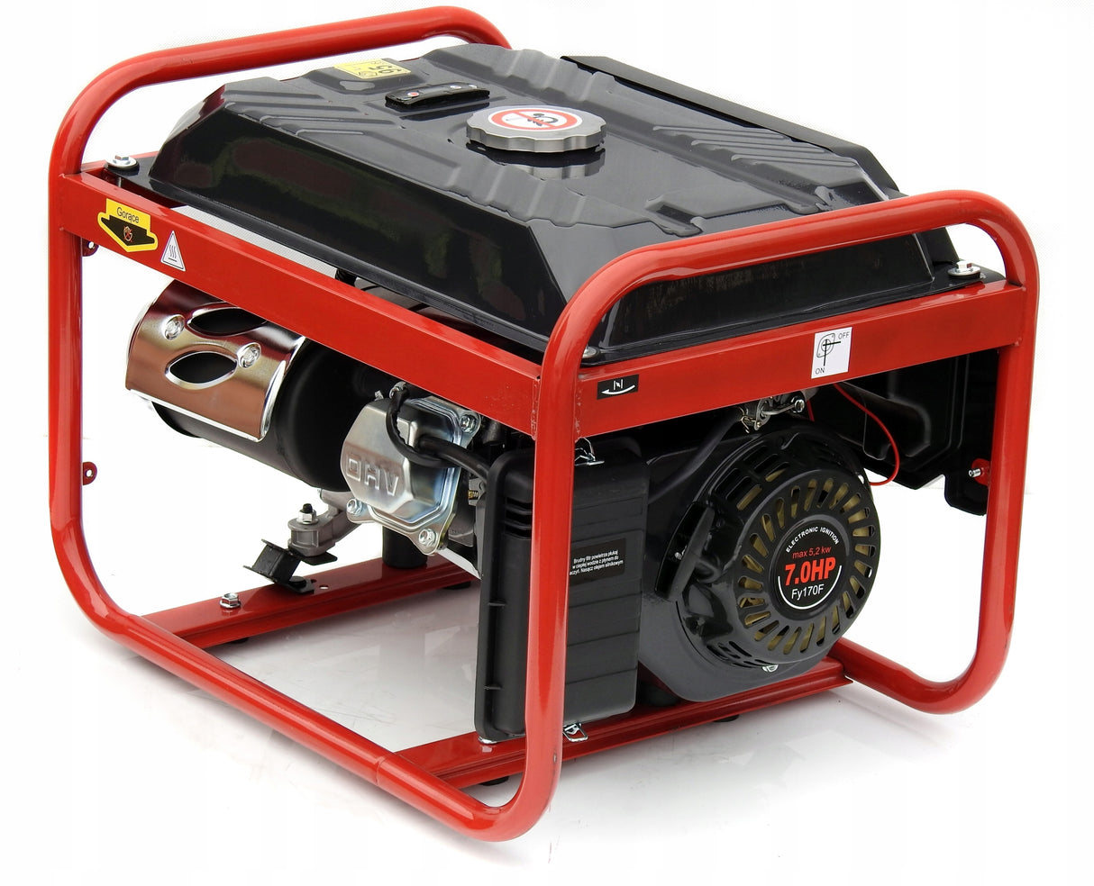 Mocny Agregat Prądotwórczy Generator Prądu Z Komputerem Licznik Godzin