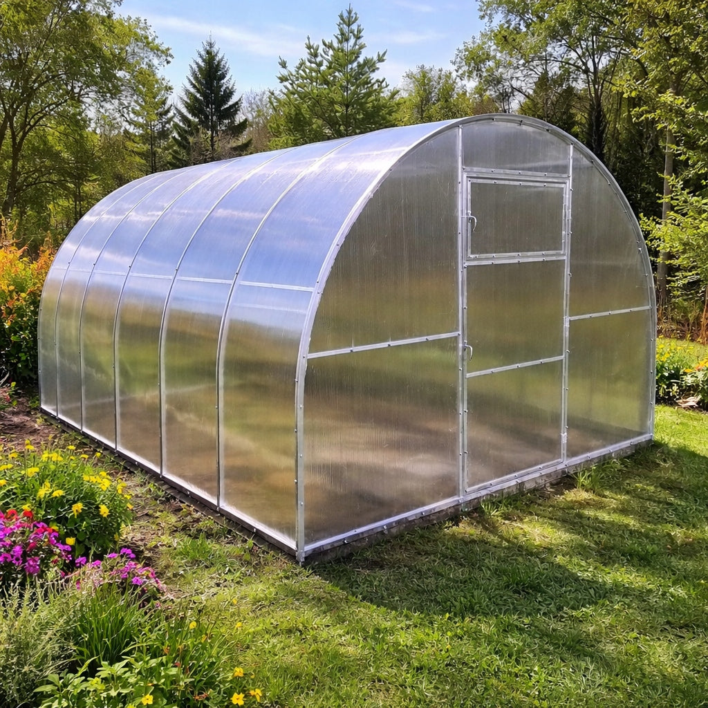 Szklarnia z Poliwęglanu Komorowego o Grubości 6mm Bezbarwna 300x1200x200 cm