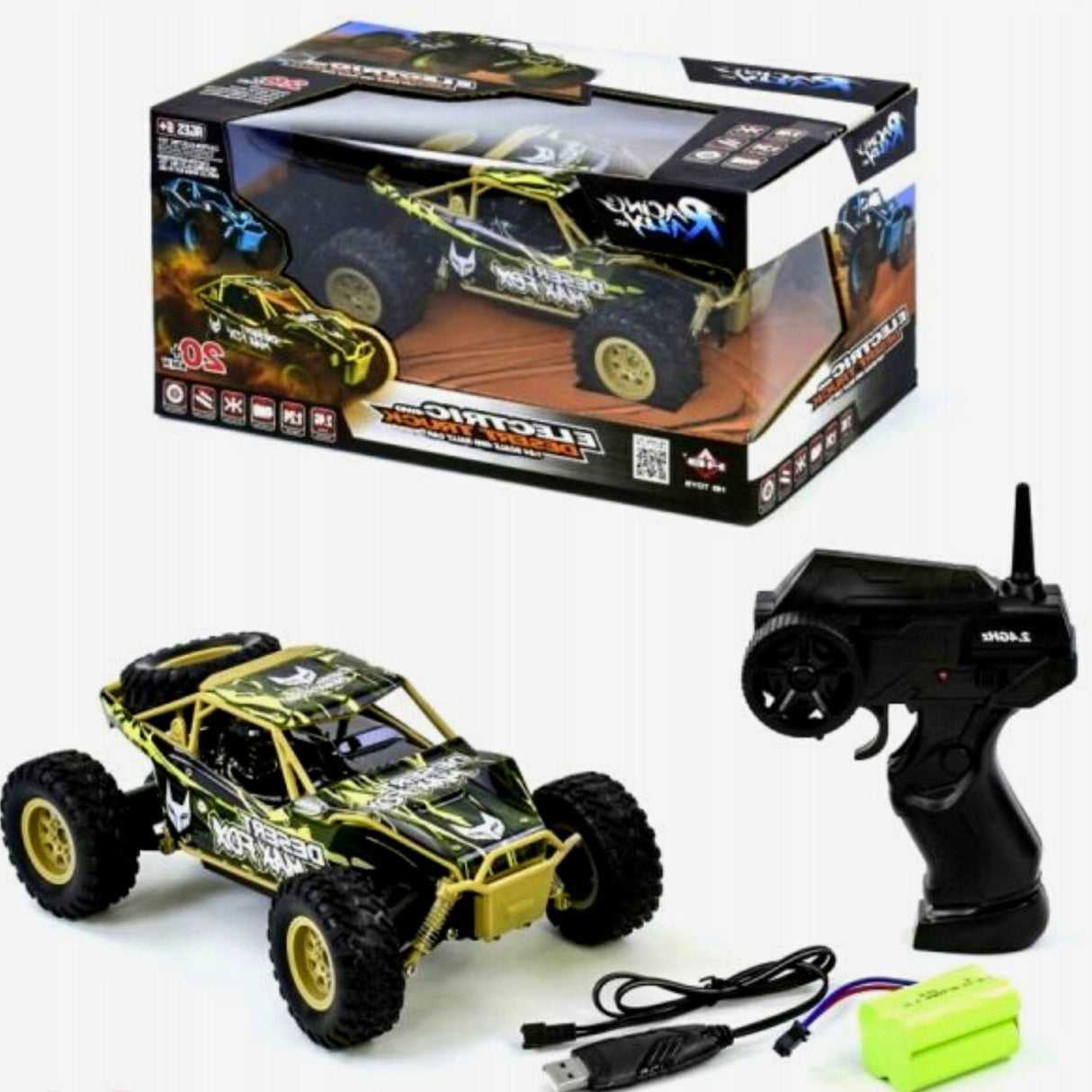 AUTO SAMOCHÓD 20km/h RC ZDALNIE STERO OFF ROAD 4x4
