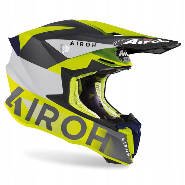 Kask Motocyklowy Enduro Offroad AIROH TWIST 2.0 Lift Żółty XS