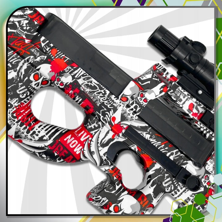 Karabin Automat na Kulki Żelowe Wodne Orbeez Bezpieczny Duży Pistolet P90