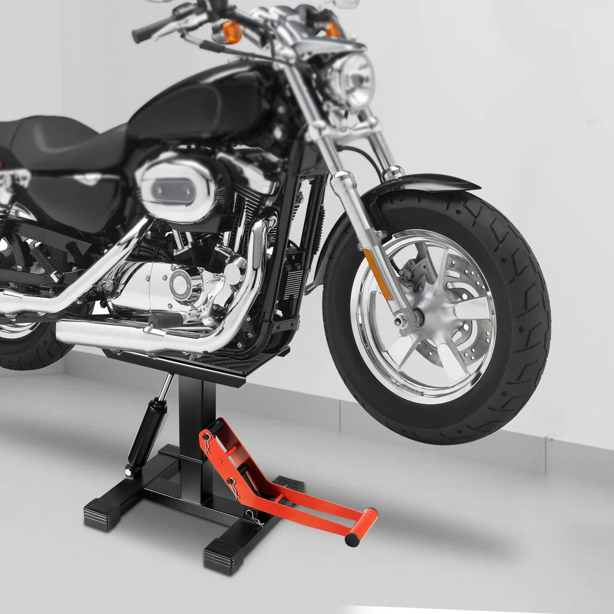 Podnośnik Hydrauliczny Motocyklowy do Warsztatu Regulowana Wysokość 400kg