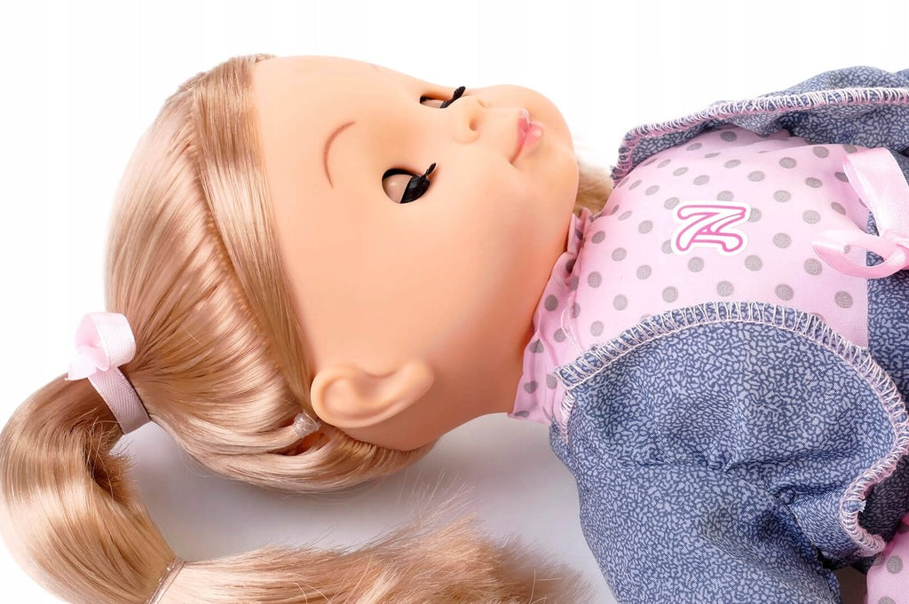 Lalka Mówiąca Śpiewająca po Polsku z Włosami Sukienką Natalka 39cm Laleczka
