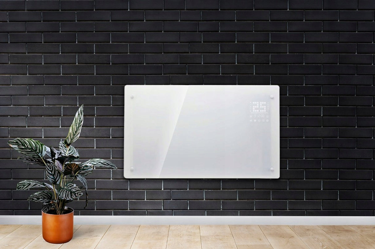 Grzejnik Konwektorowy Elektryczny Ścienny Wyświetlacz LCD 1,5 kW Termostat