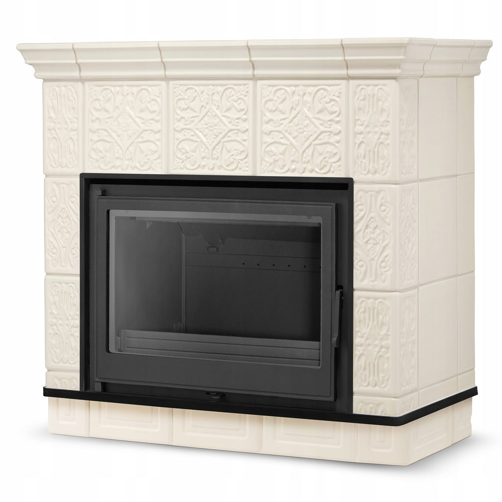 Piec Kominek Piecyk Koza Kaflowy Obudowa Kominkowa 13kW Ceramiczny Stalowy