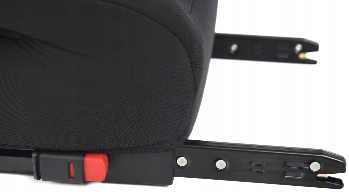 Fotelik Samochodowy Podstawka ISOFIX 22-36 kg i-Size 125-150 cm Czarny