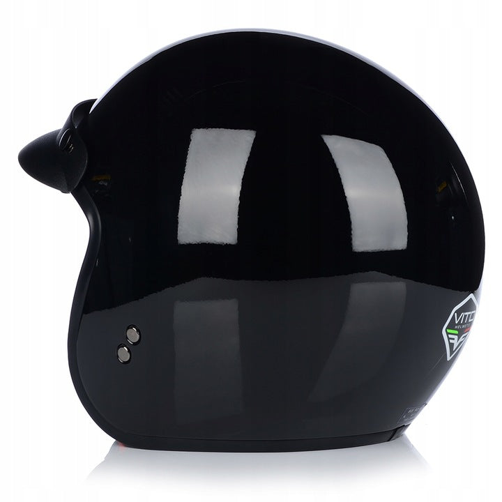 Kask Motocyklowy Otwarty Chopper Cruiser VITO SPECJAL + Daszek + Blenda M