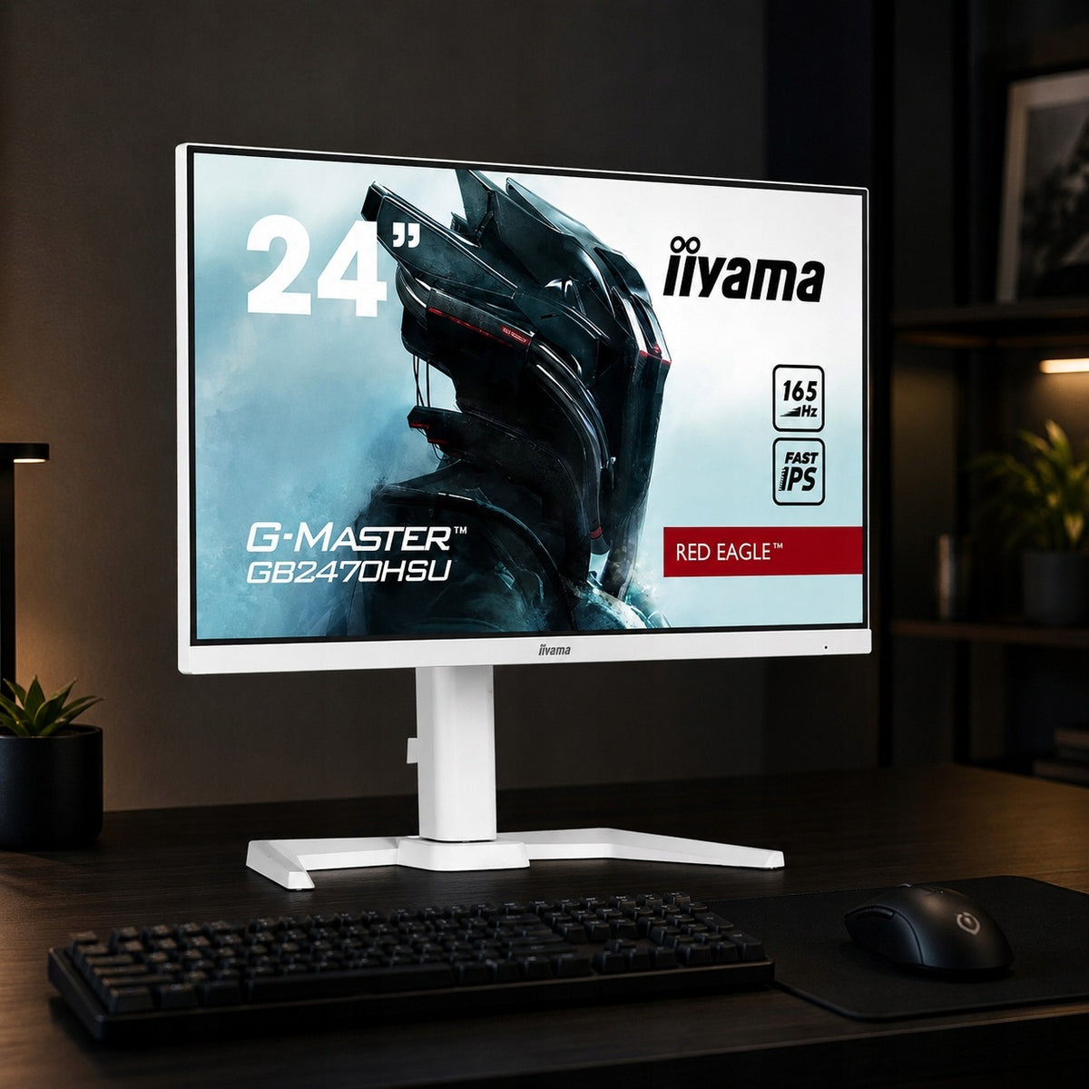 Monitor 24" Cali GB2470HSU-W5-23.8 iiyama G-Master IPS 0,8ms 165Hz A Biały