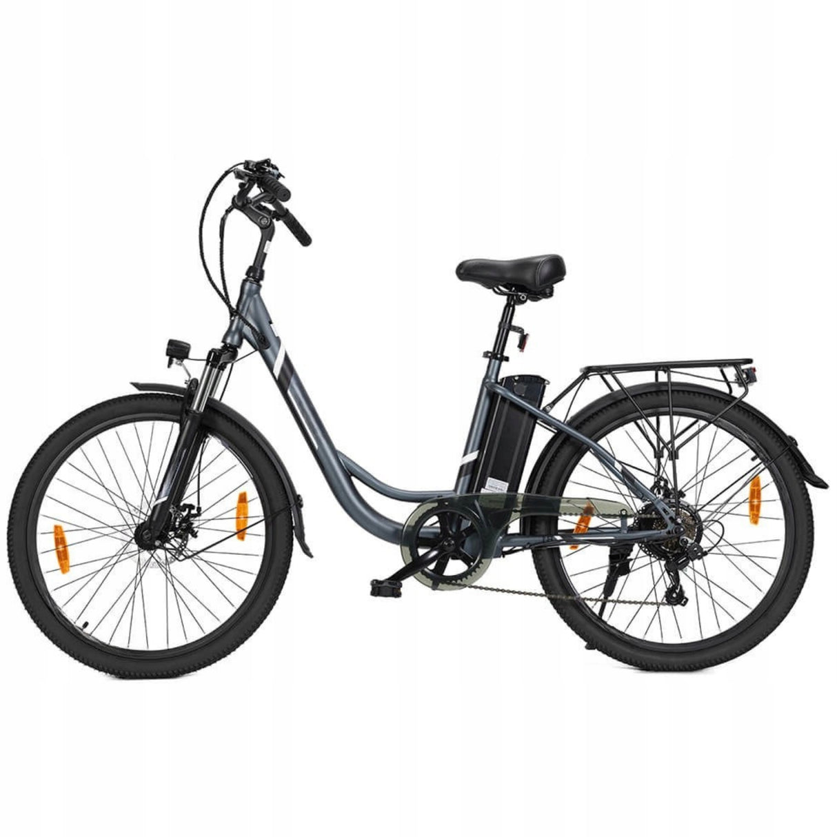 Rower Elektryczny Miejski Damski Zasięg 90km 25km/h 15.6Ah Koło 26" Cali