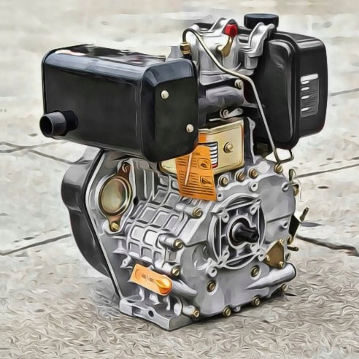 Prądotwórczy Agregat Przenośny Trójfazowy Diesel 11000W AVR Warsztat