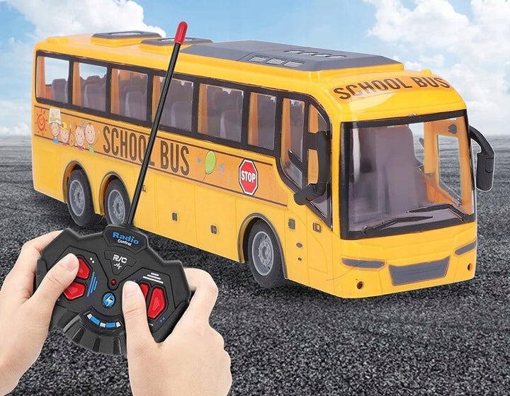 Autobus ZDALNIE STEROWANY Samochód Auto RC Światła Prezent Święta Dziecko